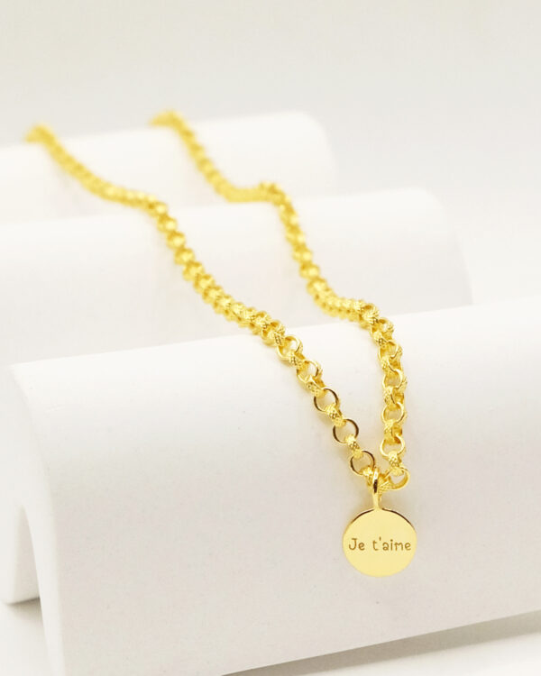 ของขวัญรับขวัญหลาน, รับขวัญเด็กแรกเกิด, จี้ทองสลักชื่อ, ทองรับขวัญหลาน