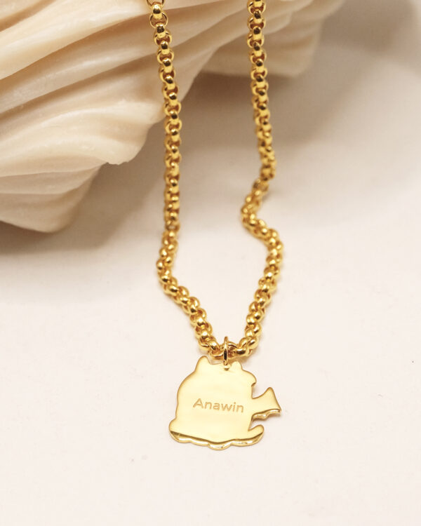 ของขวัญรับขวัญหลาน, รับขวัญเด็กแรกเกิด, จี้ทองสลักชื่อ, ทองรับขวัญหลาน